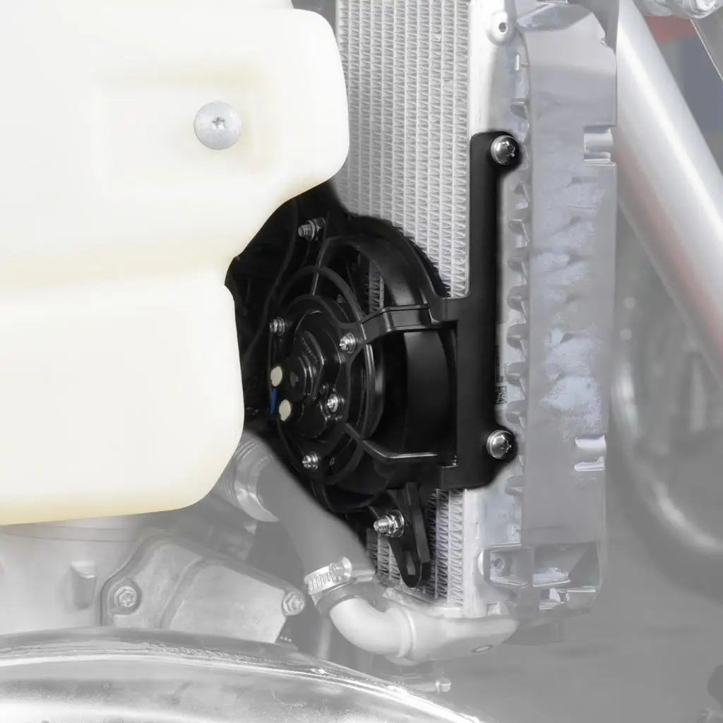For KTM EXC EXCF XCW XCF-W XW-F 150 300 350 500 XC SX XCF SXF 23-24 Motorcycle 12V TBI Electric Radiator Cooling Fan Kit