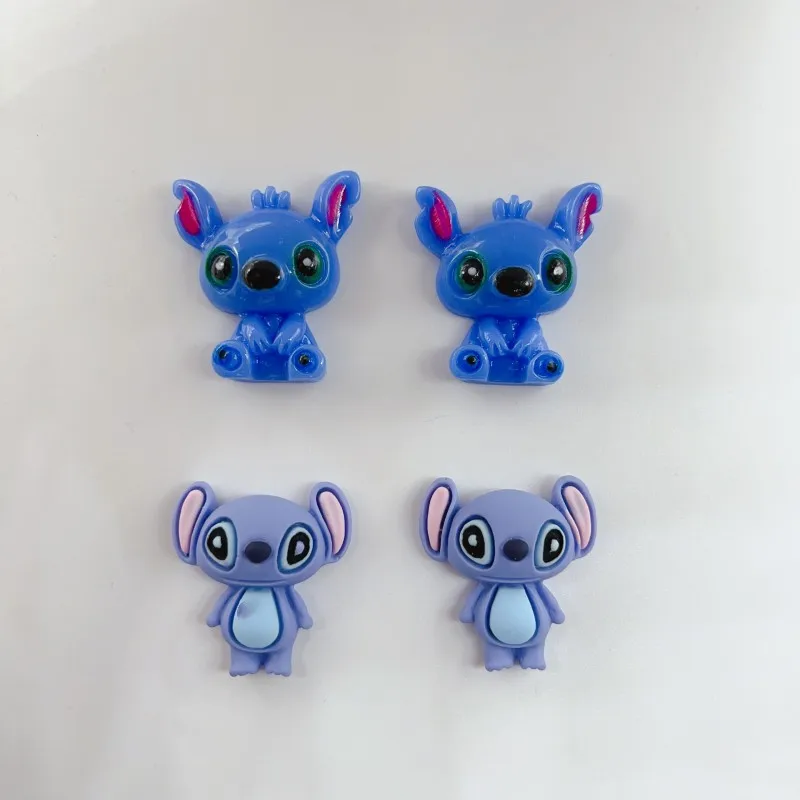 

10Pcs New Cute Cartoon Animal Stitch Resin Cabochon Scrapbooking DIY Jewelry Hairpin Craft Decoration Accessories