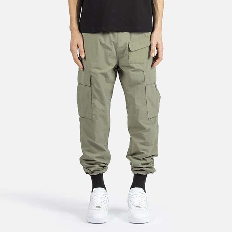 Multi-Pocket Casual Pants Men Military Tactical Joggers Cargo Pants Men's Outdoor Sweatpants Male Harajuku Hip Hop Streetwear drop crotch harem pants