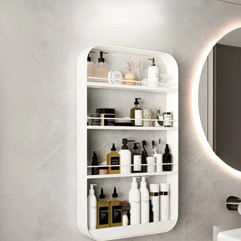 Organizer Da Bagno Sopra WC Johamoo – 2 Ripiani Con Ventose, Nero – Scaffale Multiuso Senza Fori Con Ganci - 3