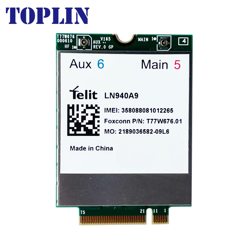 T77W676 Telit LN940A9  X12 LTE 4G WWAN M.2 450Mbps LTE Modem For laptop USB Adapter