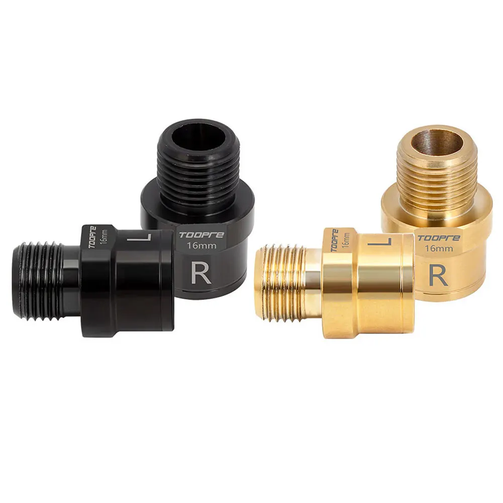 TOOPRE 1쌍 MTB 로드 바이크 페달 어댑터 연장 샤프트 16mm 페달 연장..