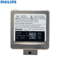 Philips White Vision Plus D1S Xenon Car Headlight 5000K Pure White 35W LED Effect HID Lamps +120% Bright 85415WHV2X2, Pair 2