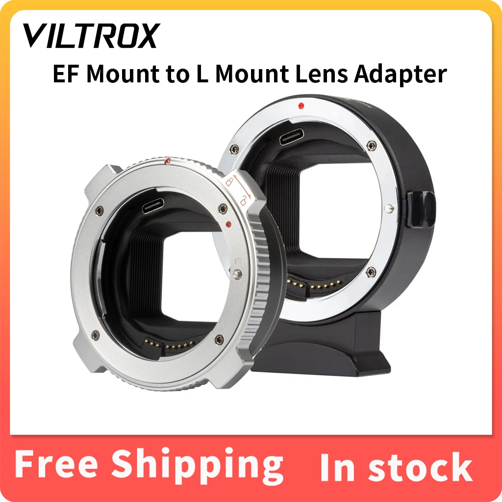 

VILTROX EF-L Pro Auto Focus Lens Adapter For Canon EF EF-S Lens to Leica SL2 Panasonic S1 S1R S1H S5 L Mount Camera