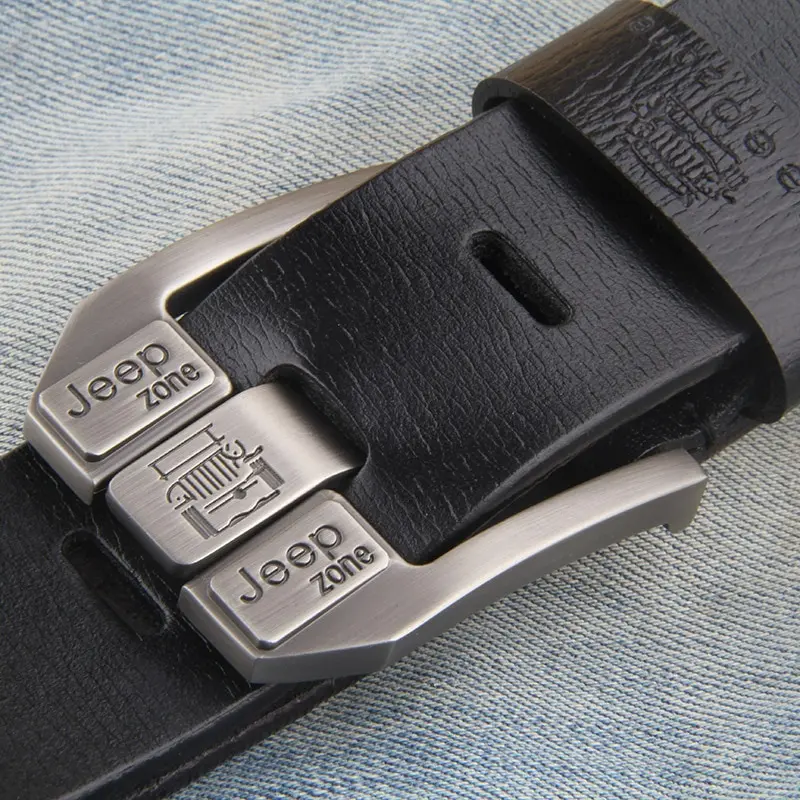 Genuine High Quality Leather Belt Men Luxury Vintage Metal Pin Buckle Design Belts Brand Strap for Jeans Designer Strap holeless belt Belts
