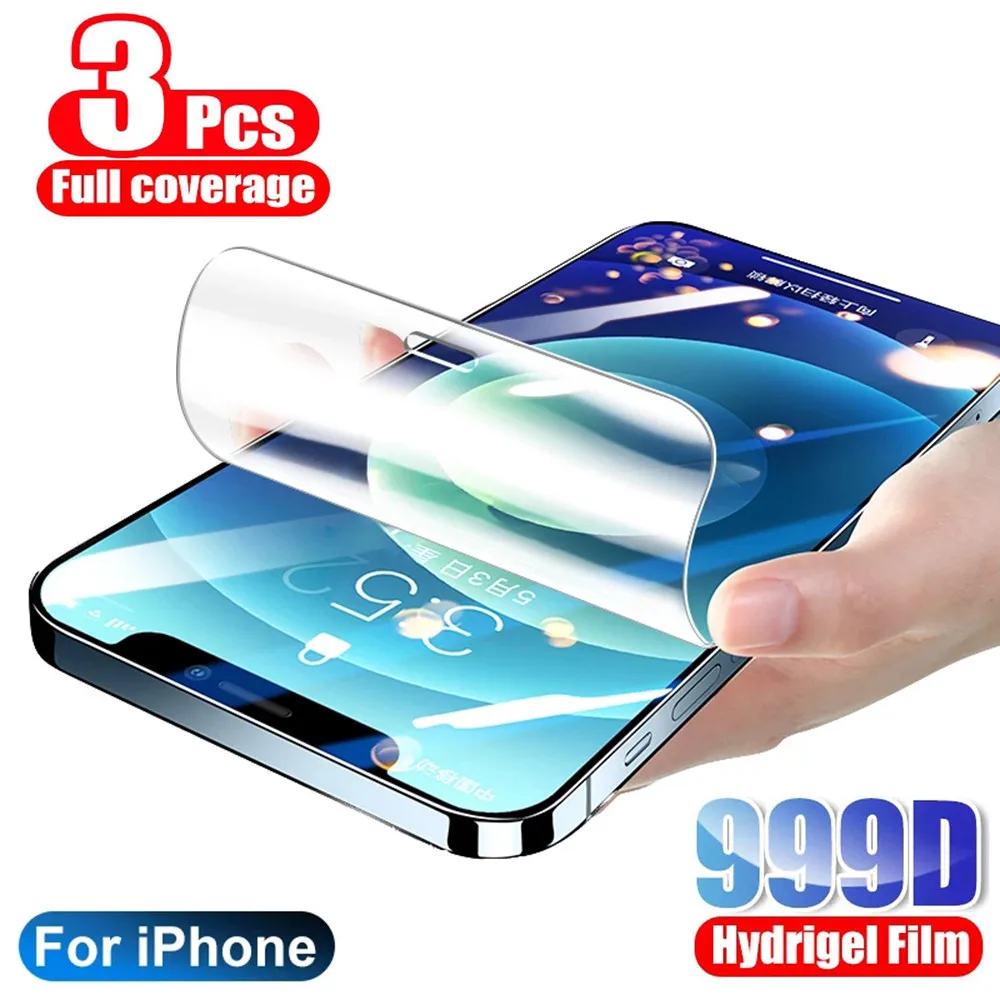 

3 шт., Гидрогелевая Защитная пленка для IPhone 8 7 6S Plus SE2022 XR XS Max