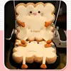 1pc Simulation Bread Toast Cushion Stuffed Memory Foam Pillow Sofa Chair Decor Seat Cushion Cute Student Chair Pad 5