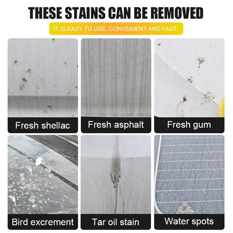 100ml Car Hard Water Stain Remover Long Lasting Shine Auto Scratch Swirl Glass Oil Film Cleaner Car Window Glass Cleaning Agent