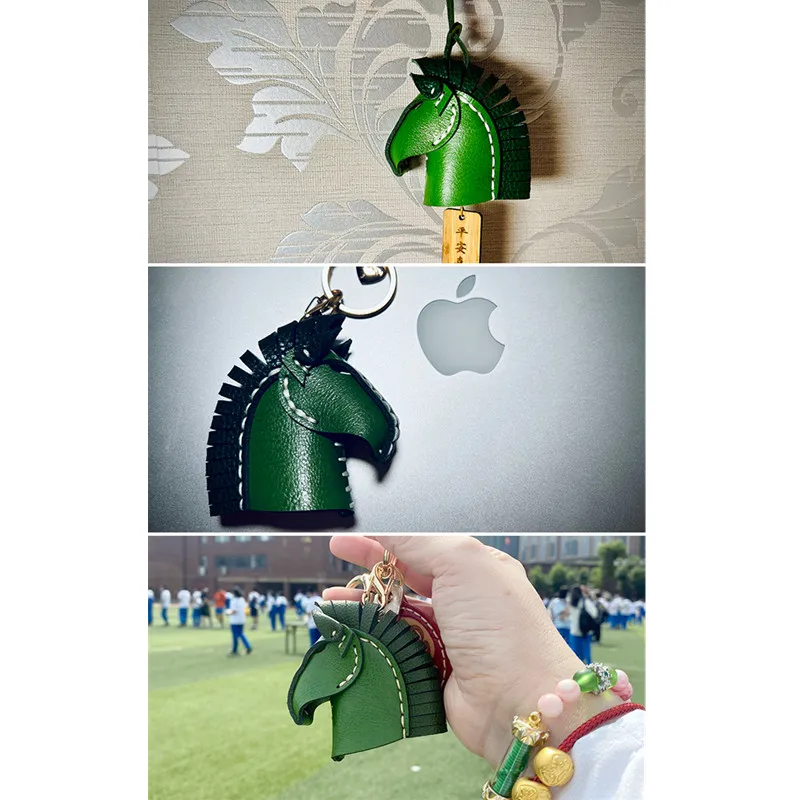 Transparent Template Set Cartoon Pony Keychain Pattern Leather Craft Acrylic Stencil Template Tool Leatherworking Tools leather craft template sewing template