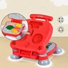 3D Color Clay Toy Kids Pretend Play Ice Cream Maker Burger Noodle Plasticine Toy Clay/Plasticine Mold 3