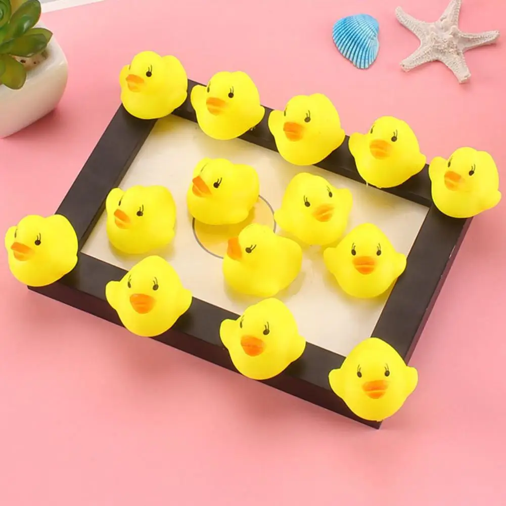 

Bath Duck Toy with Sound Squeaky Duck Bath Toy Set for Children's Hearing Development Water Play 5pcs Compact Baby Toys for Home