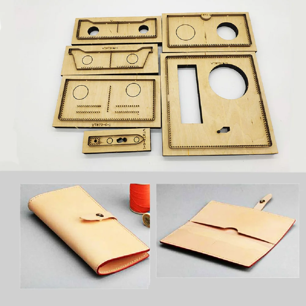 

Japan Steel Blade Rule Die Cut Steel Punch Simple Wallet Cutting Mold Wood Dies for Leather Cutter for Leather Crafts 185*90mm