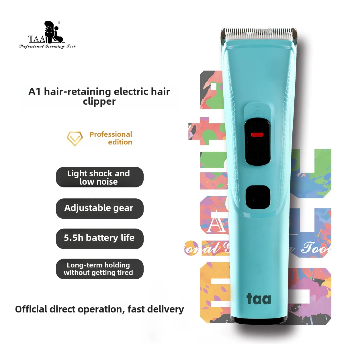 TAA it it professional pet A1 hairy electric push scissors dog cat pet store shaver teddy bear