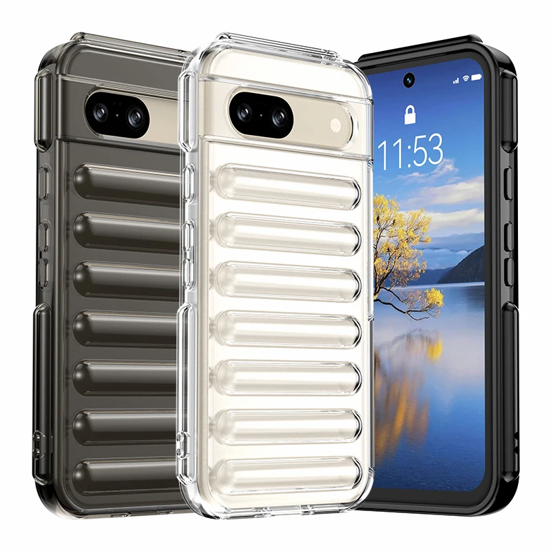Transparent Candy Color Phone Case - Durable TPU Silicone Shockproof Protection Cover
