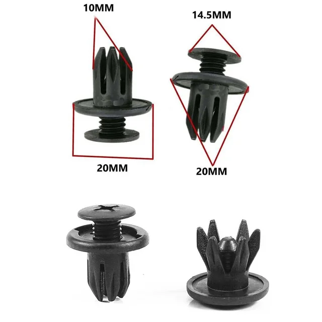 10Pcs Inner Wheel Arch Liner Fastener Clips For BMW Mini For Cooper R50 R52 R56 Car Accessories 7130702966 Plastic Clips 6