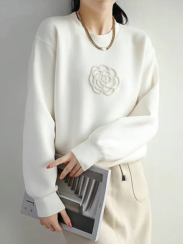 S-XXL O넥 풀오버, 패치워크 상의, 긴팔 풀오버, 캐주얼 스트리트웨어, 블랙 화이트, 가을 겨울 2