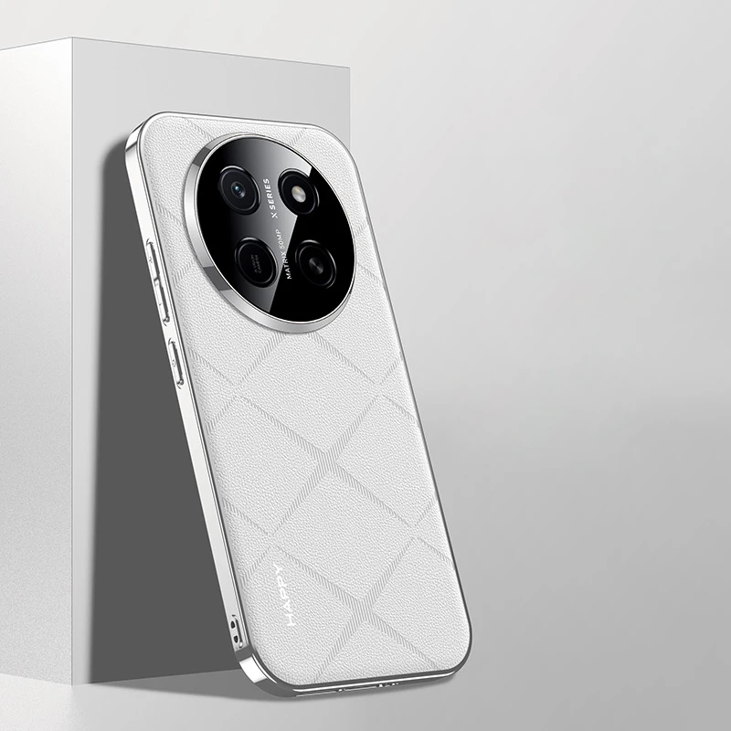 Elegant Leather + PC Ultra-Thin Camera Protection Case