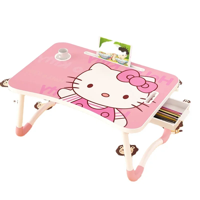 L Children's Desk Writing Desk Study Table Baby Early Education Table Handmade Foldable Cartoon on Bed Small