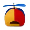 Bamboo Dragonfly Rainbow Sun Cap Funny Adventure Dad Hat Snapback Hat Helicopter Propeller Design for Kids Boys Girls Adult 2