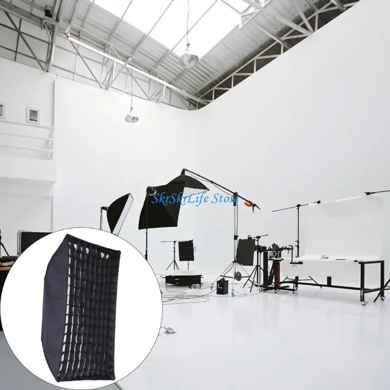 E65E 그림자를 줄이는 균일한 부드러운 조명을 위한 전문가용 직사각형 소프트박스