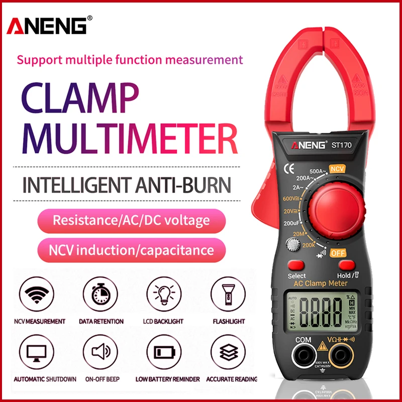 Clamp Meter Dc Current Smart Clamp Meter Current Measure Digital