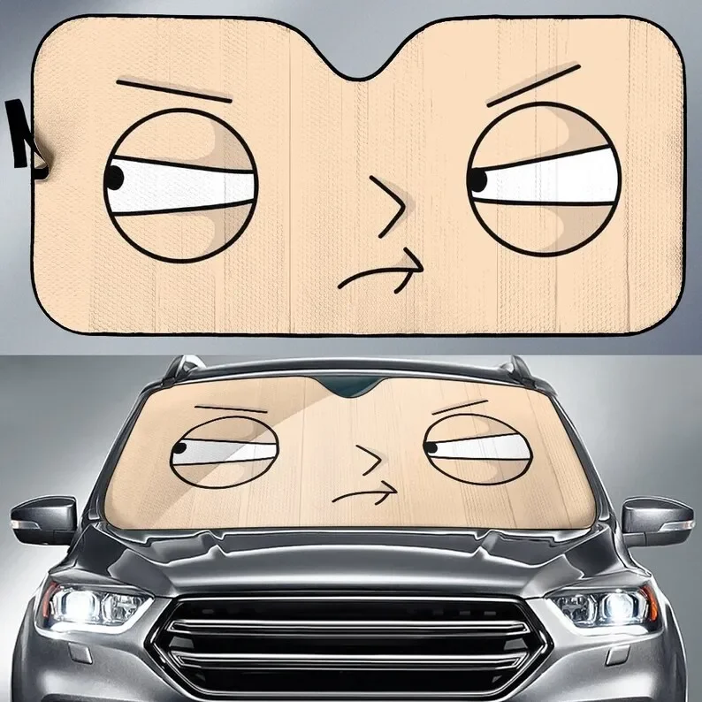 

Солнцезащитный козырек Stewie Griffin Eyes для автомобиля, солнцезащитные очки в форме свиньи, автомобильные запчасти для лобового стекла, защита автомобиля, солнцезащитный козырек, отделка экрана