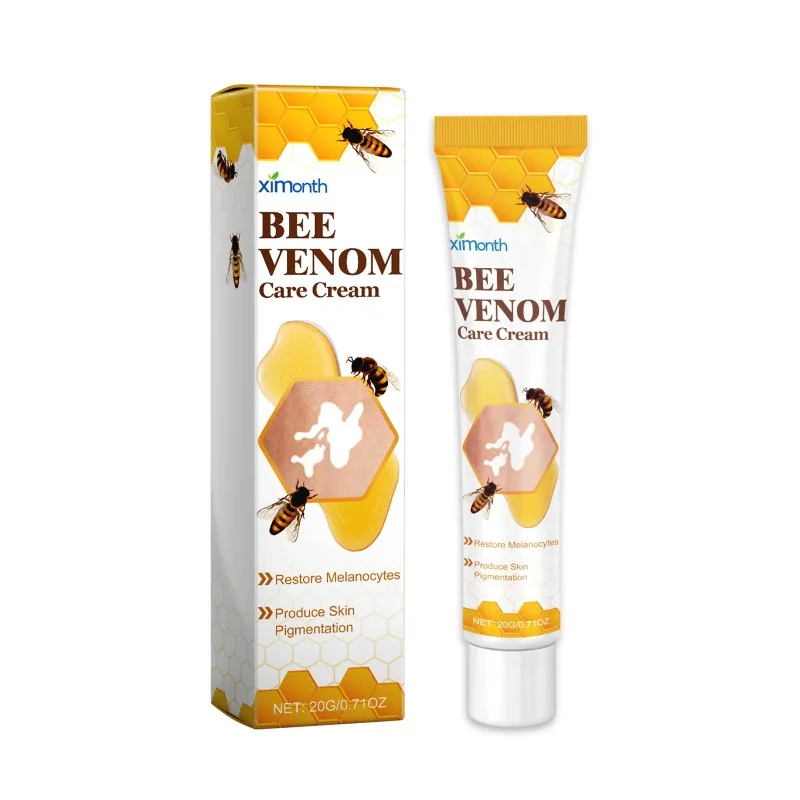 Bee Venom Vitiligo Treatment Cream Natural Relief Skin Treatment Soothing White Spot Removal Vitiligo Ointment Eliminate Pigment pain ointment gel