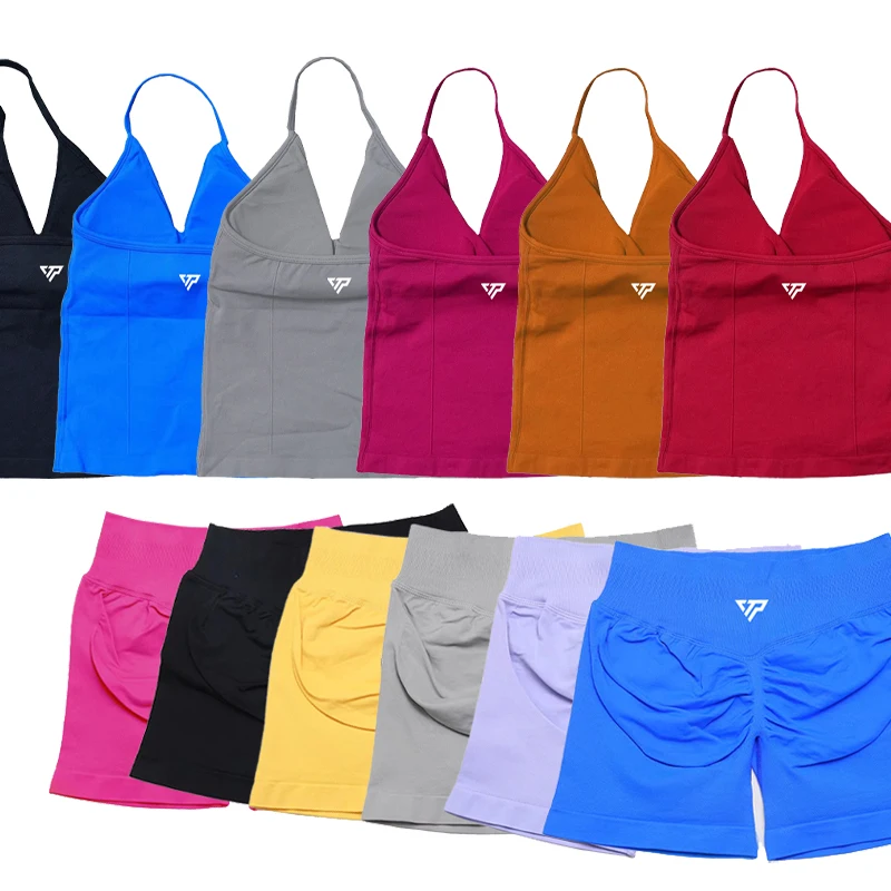 Seamless Gym Shorts Set 5