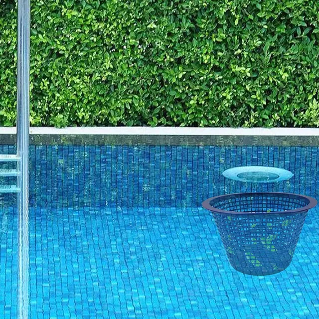 Szűrőtároló Medence Skimmer Zokni Nylon Szűrő Könnyen Felszerelhető Kosár Úszómedence Kiegészítők - Image 4