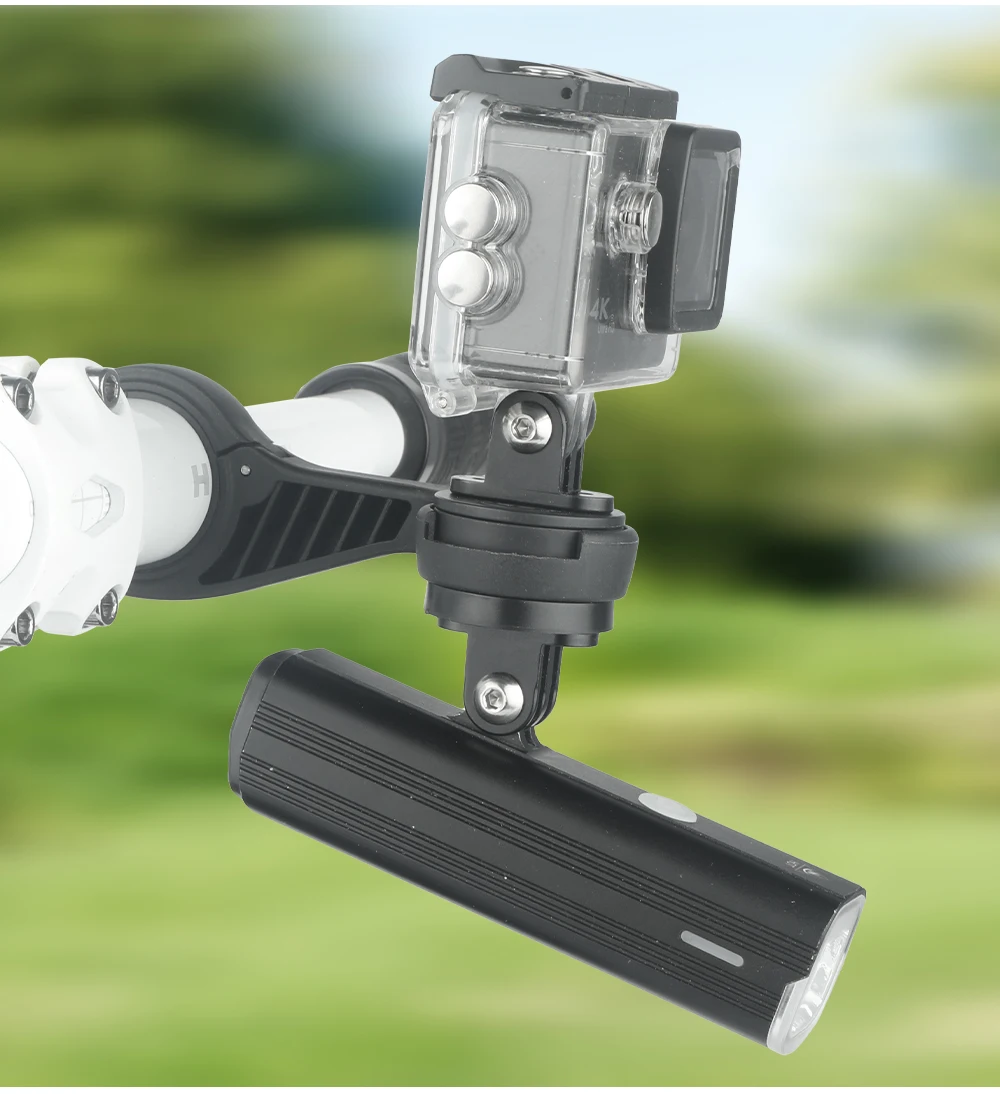 Deemount Fahrradcomputer Combo Halterung Schnelle Reparatur Zubehör für Garmin Gopro Kamera Scheinwerfer Adapter Befestigungs Basis – Detail 14