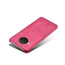 Elegant Slim Leather Business Case - Luxurious Protective Cover for Nokia 3.1 (Rose)
