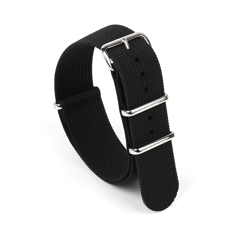 Premium Braided Nylon Watchband in Ballistic Fabric