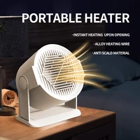 EU Heating Cooling Small Heater Home Bedroom Dormitory Office Energy Saving Safety Quiet Rotating Shaking Head Electric Heater