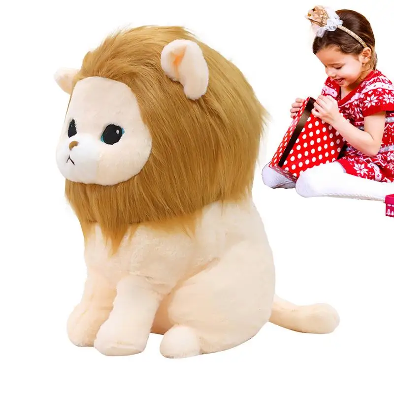 

Lion Plush Doll Sitting cute Soft Plush Doll Stuffed Animals For Kids Birthday Toys Gift Soft Plushed For Kids Toys Accessories