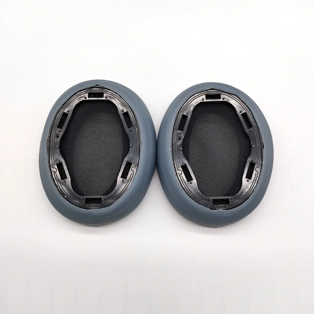 1Pair Protein Leather Ear Pads Comes with Buckle Replacement Earmuff Soft Slow Rebound Memory Sponge for Sony WH-H910N