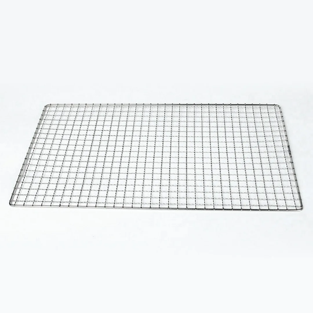 Description Picture 6 of itemWholesale 30*45cm BBQ Camping Vegetables Seafood Cooking Net BBQ Tools Galvanized Iron Grill Meshes Outdoor Charcoal