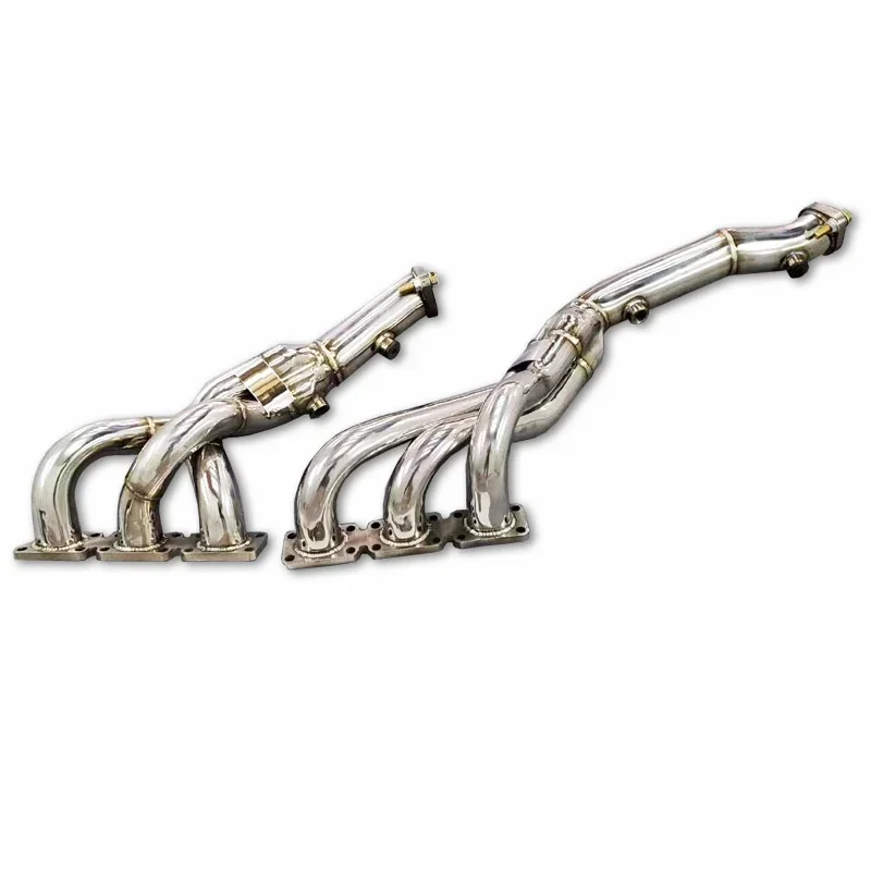 The first section of plantainExhaust manifold For BMW Z4 E89 N52 2.5/3.0 2009- Stainless Steel Exhaust Downpipe High Perform