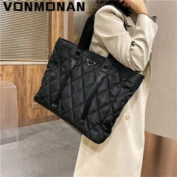 Winter Large Shoulder Bags for Women 2021 Trend Tote Top-handle Shopper Bag Female Branded Handbags and Purses  Nylon Sac A Main