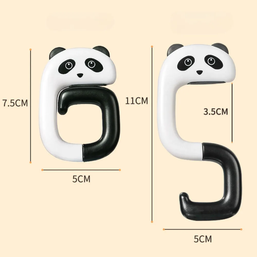 Desktop Bag Hook Strong Load-Bearing Table-Side Non-Slip Schoolbag Key Hanger Foldable Cartoon Animal Hooks