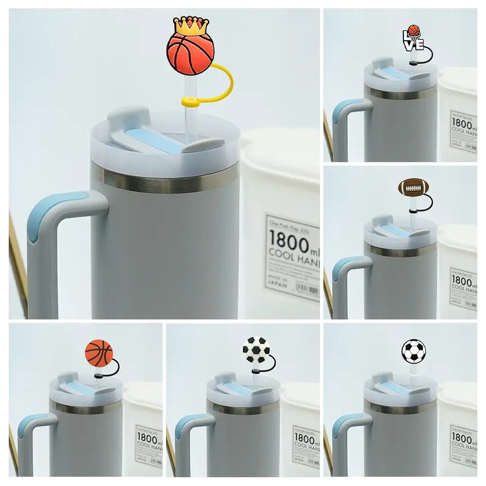 1PC Cartoon Silicone Straw Tips Drinking Dust Cap Splash Proof Accessories Cover Creative Sealing Plugs Straw 10mm Tools Cu F5Q2