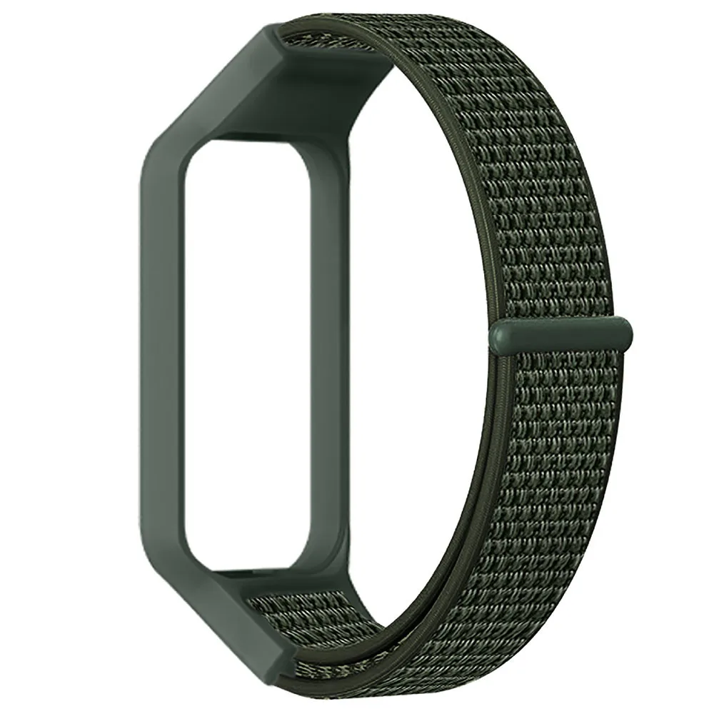 Nylon Loop Watchband with Protective Case for Smart Watches - Stylish Strap Accessory