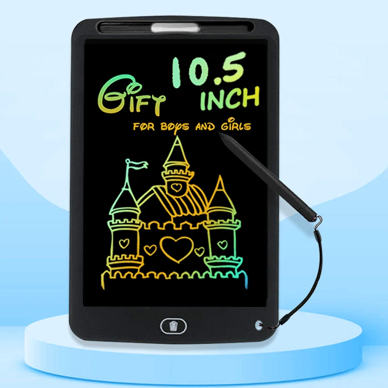 تابلت كتابة LCD مقاس 10.5 بوصة، وسادات رسم للأطفال...