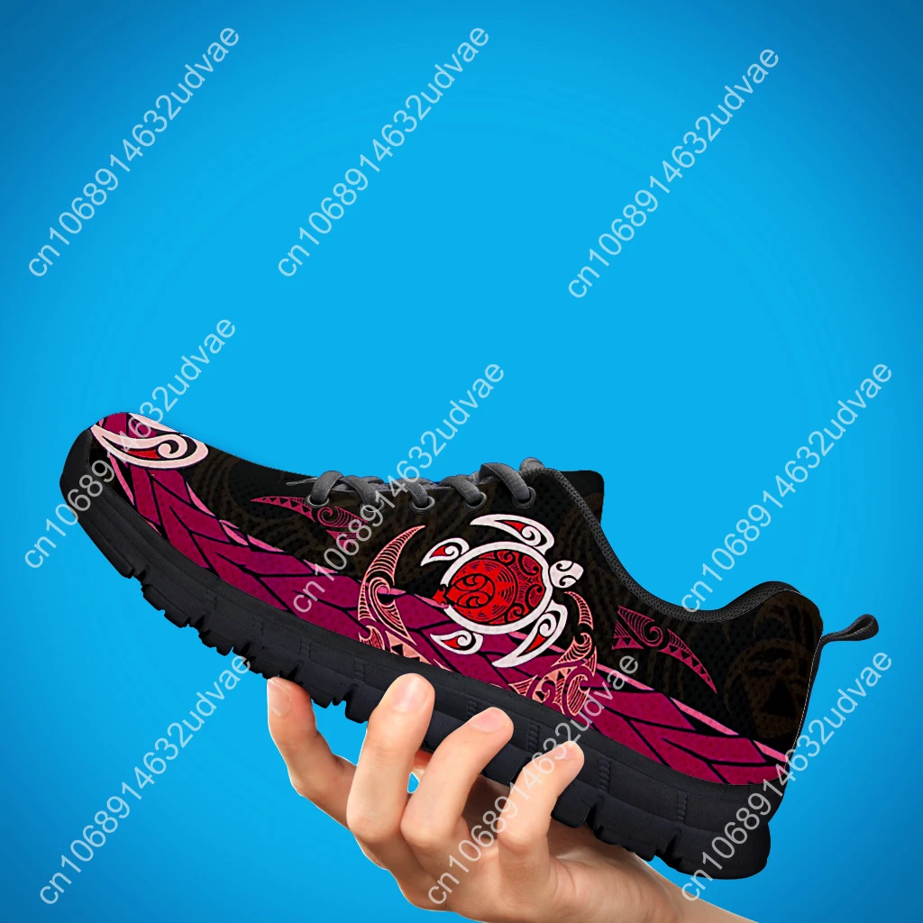 Polynesian Women's Shoes Polynesian Turtle Designer Comfortable Breathable Casual Sneakers Fashion Lace Up Shoes