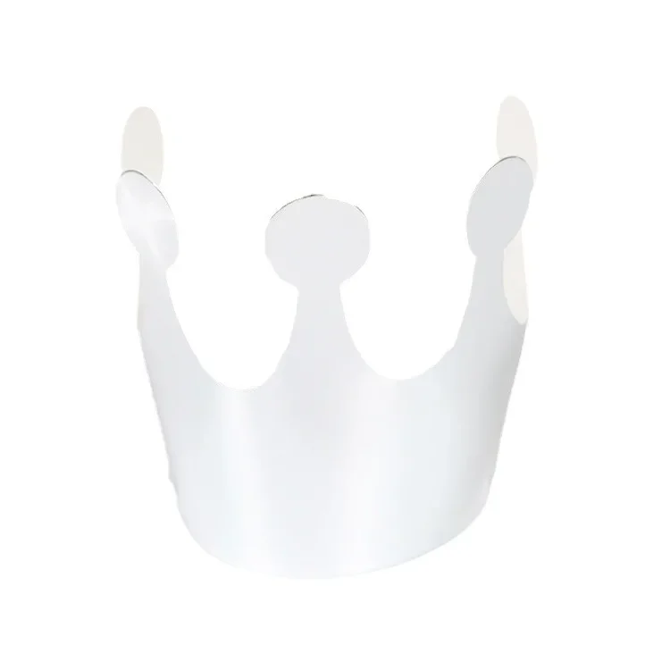 Children's Birthday Party Hat Crown Hat Birthday Gathering Fleece Ball Cap Suit Paper Material