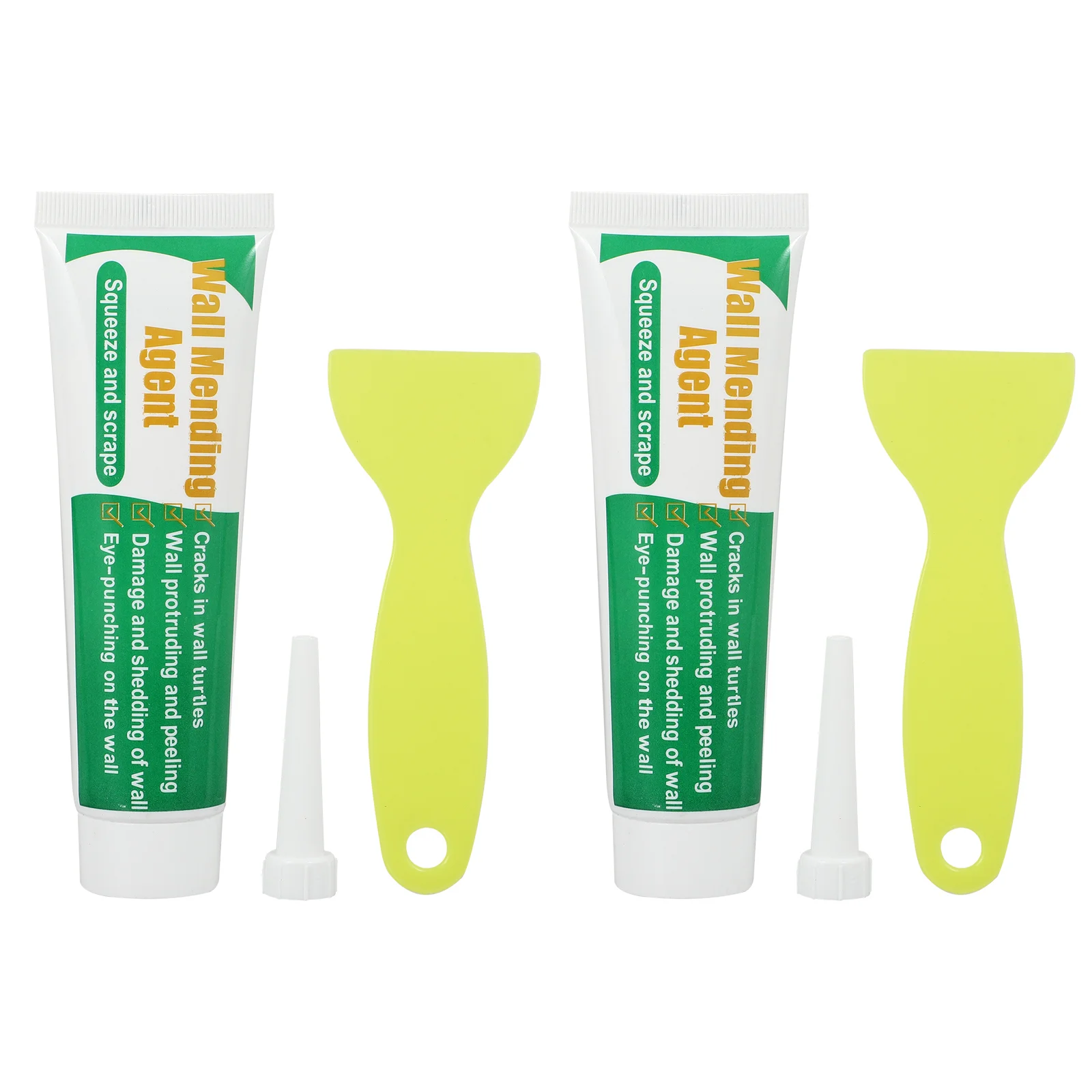 

2 Sets Wall Mending Agent Wall Repair Cream Self Adhesive Wall Hole Repair Paste