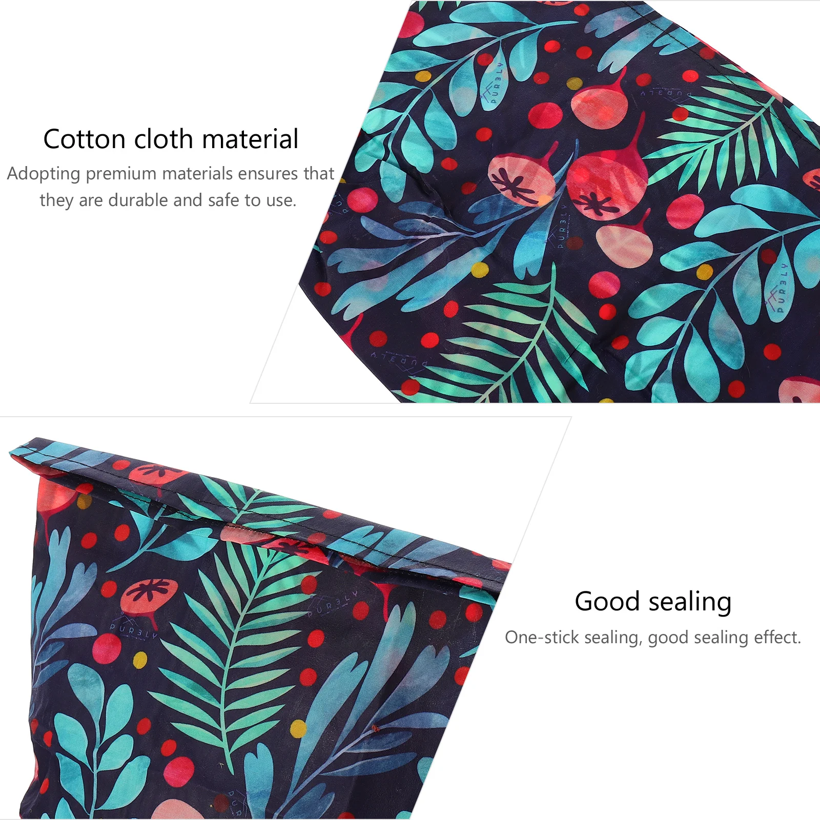 Reusable Food Storage Beeswax Preservation Bag Fresh Sealing Pouch Plastic Bags Home Storage ganization Food Grade Material