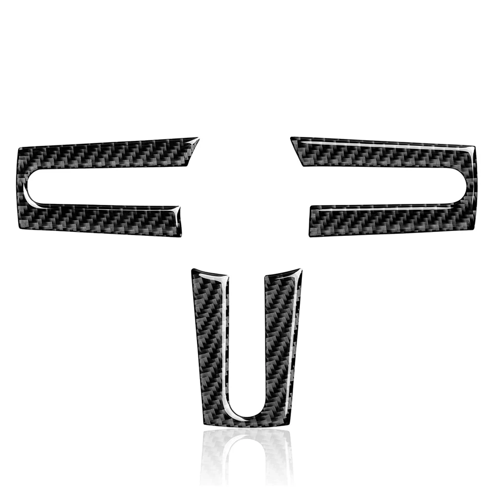 Rivestimento Adesivo Per Coprivolante Per Auto In Fibra Di Carbonio Per Ford Mustang 2005 2006 2007 2008 2009 Accessori Interni