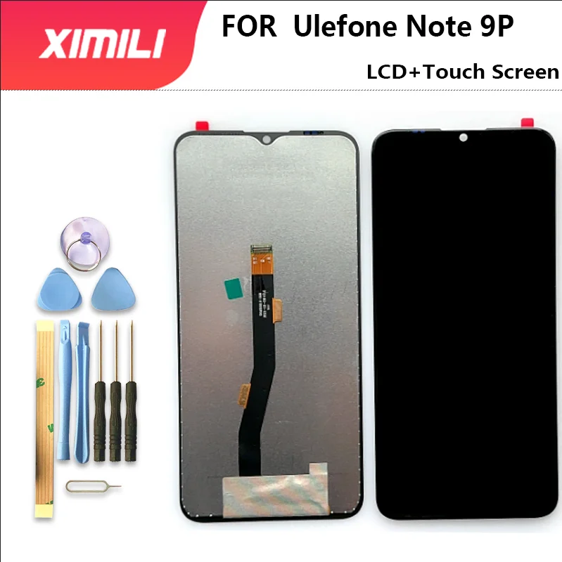Original For Ulefone Note 9P Lcd Display + Touch Screen Digitizer Glass Panel Assembly Replacement For Ulefone Note9P Display