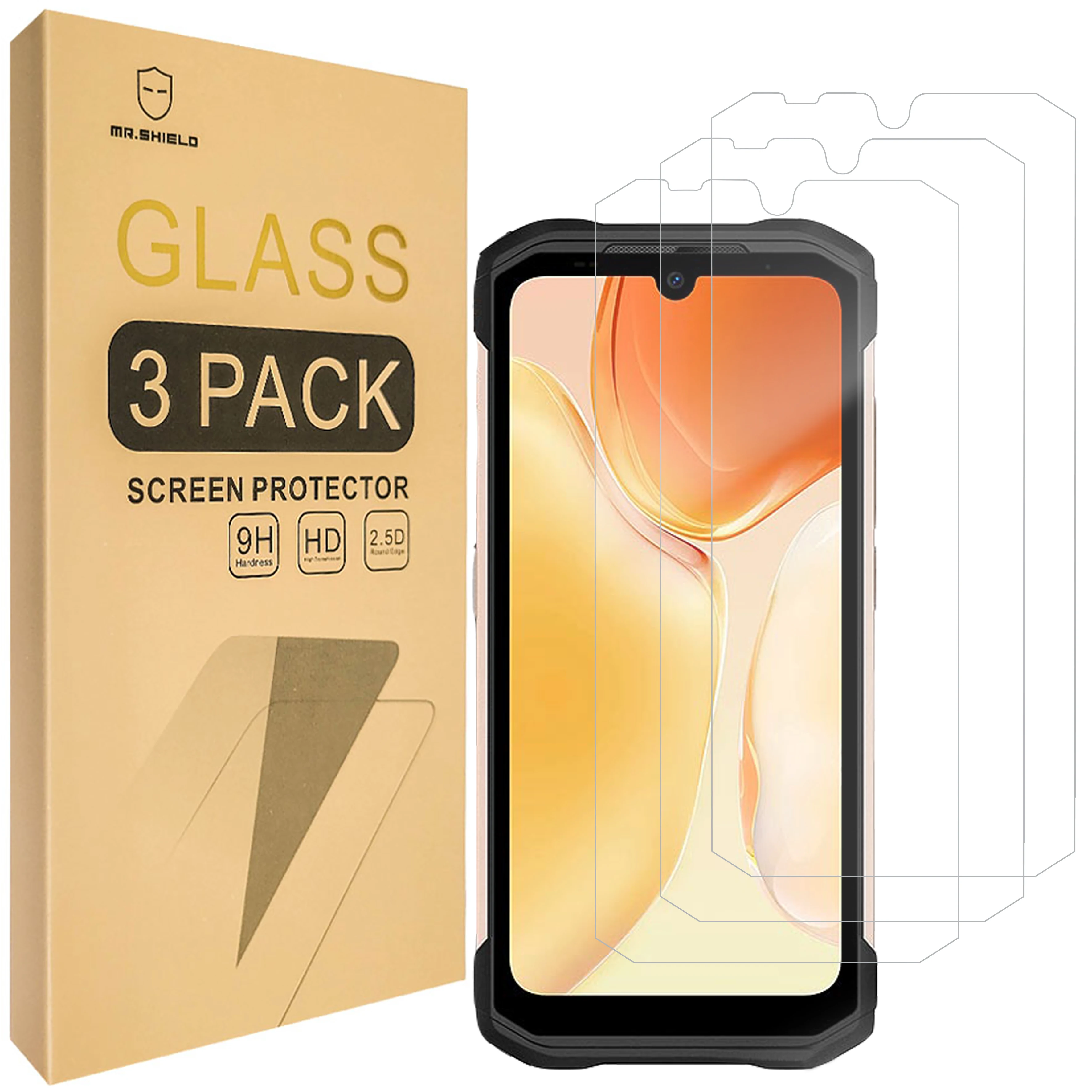 Mr.Shield [3-Pack] Screen Protector For Doogee S99 [Tempered Glass] вентилятор кулер для ноутбука acer 4551 4741 p n mf75090v1 c000 s99 mf75090v1 c170 s99