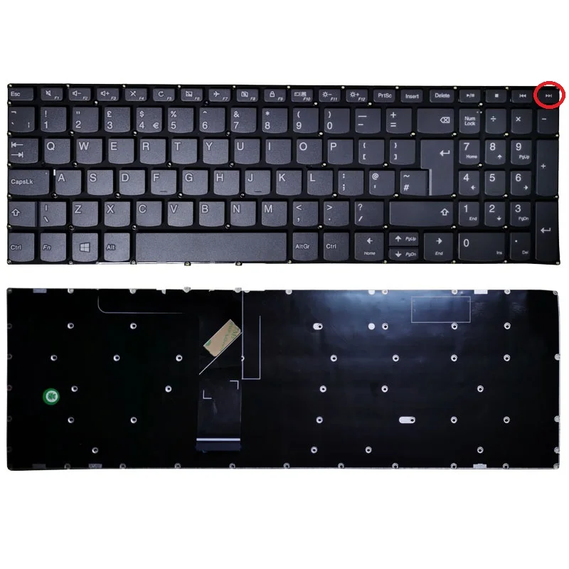 

Новая английская клавиатура для ноутбука Lenovo ideapad 720S-15 720S-15IKB 720S-15ISK без подсветки